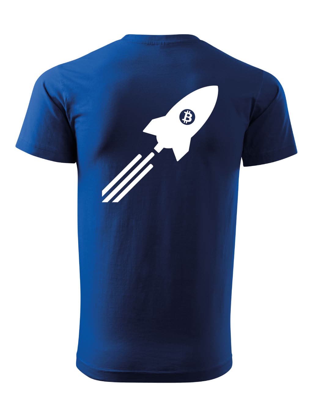 Tričko s potiskem Bitcoin Rocket