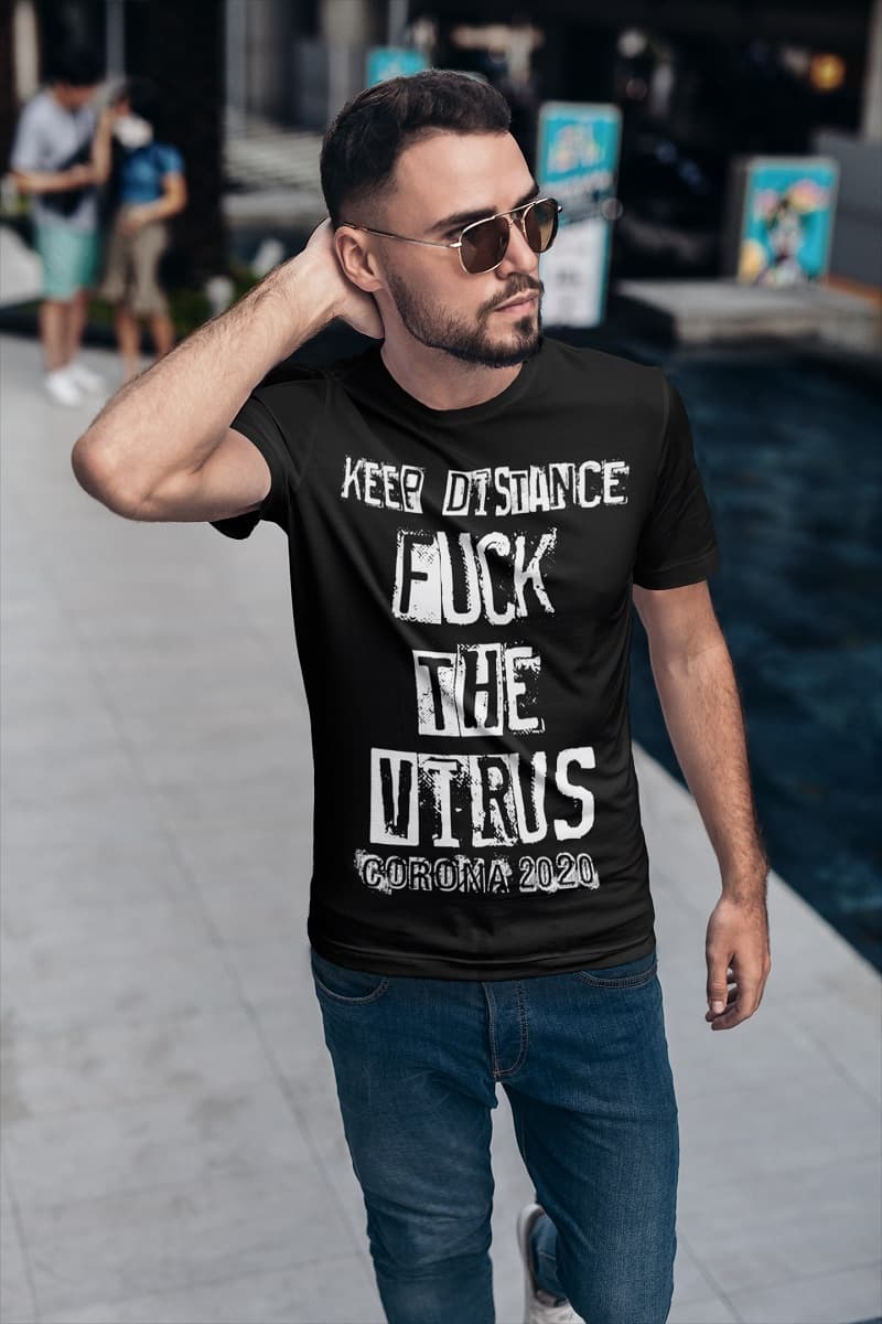 Tričko s potiskem F*ck the virus