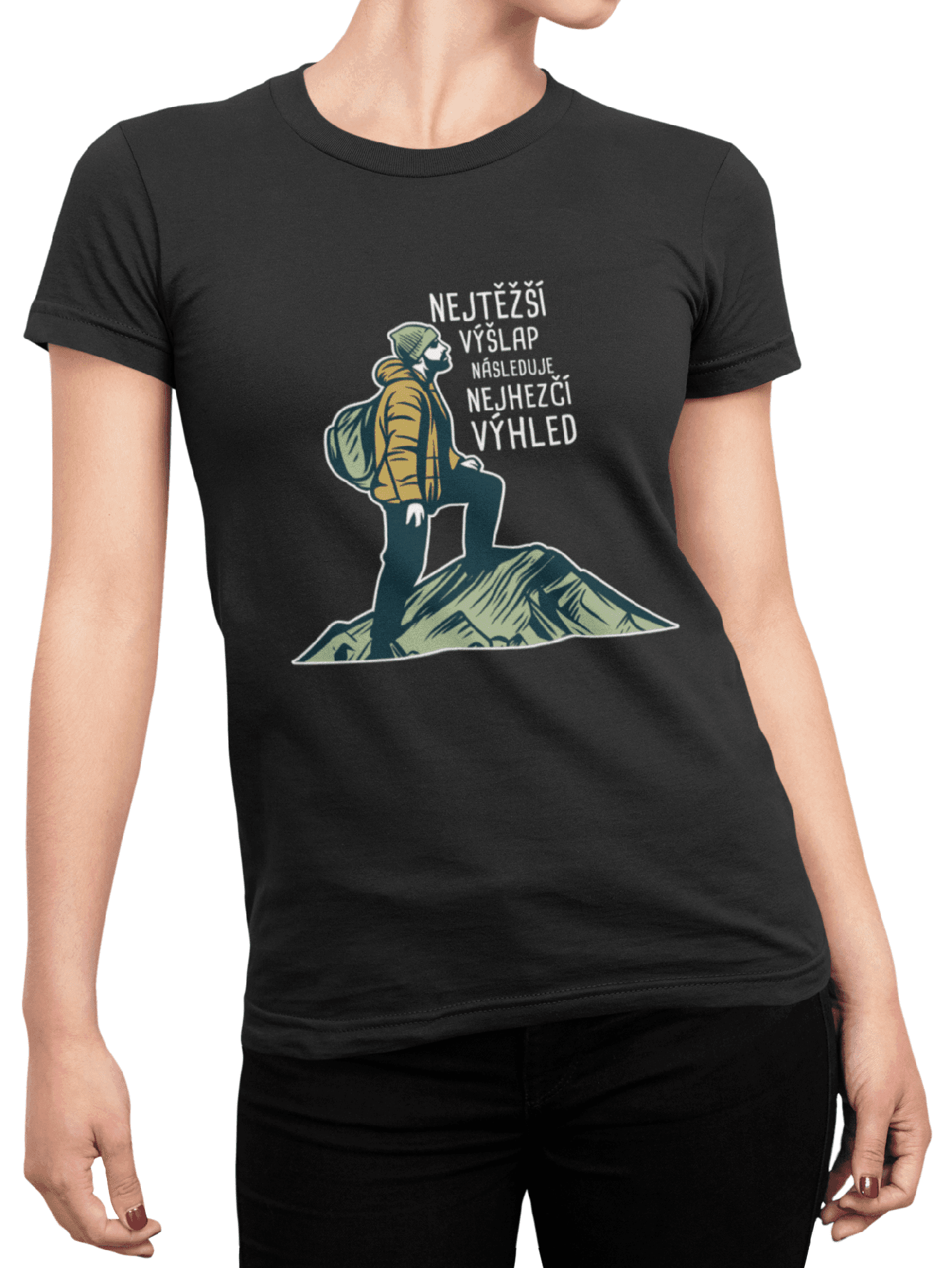 t shirt mockup of a woman posing with cropped face 87 el (1) min