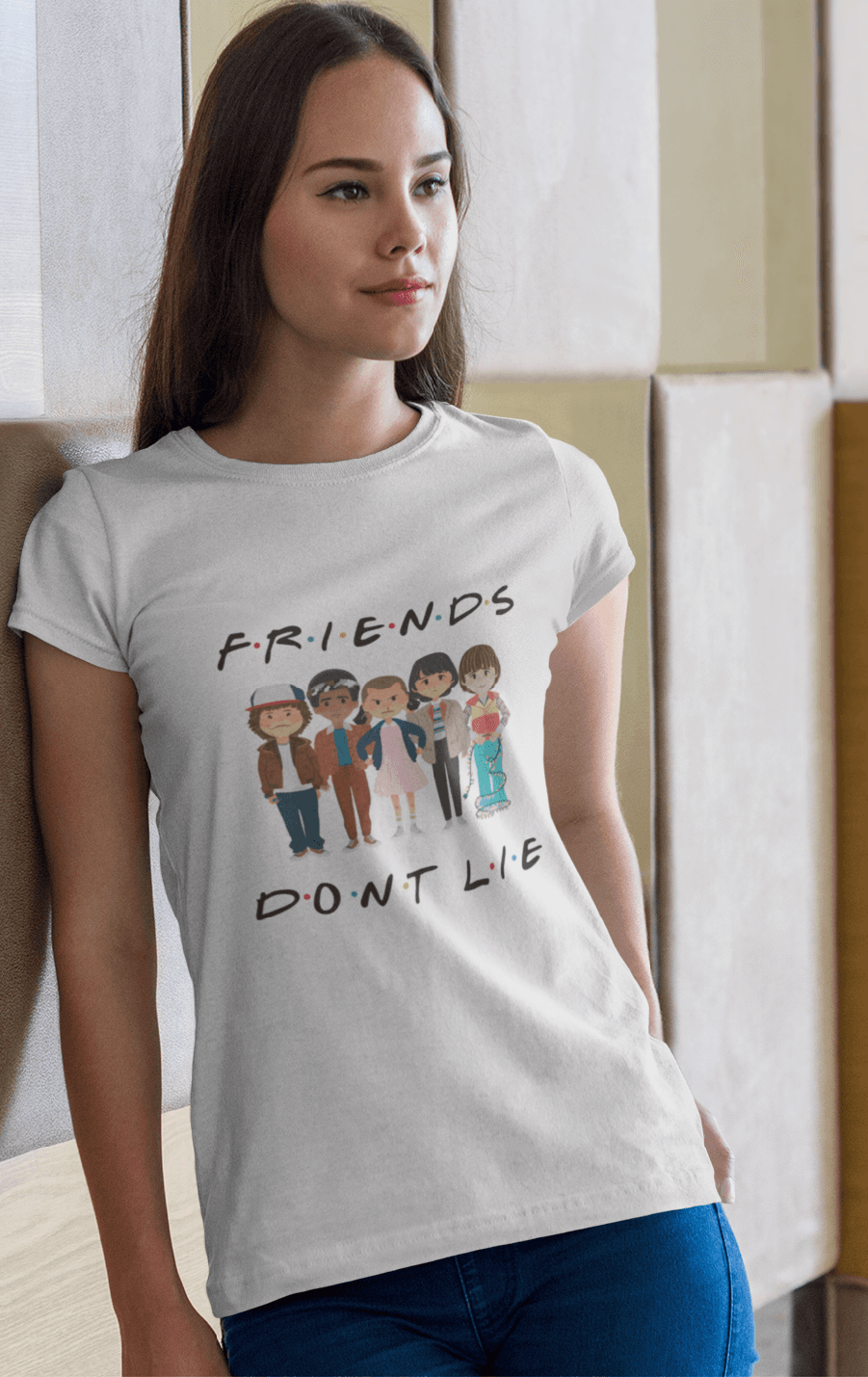 Tričko Stranger Things Friends don´t lie