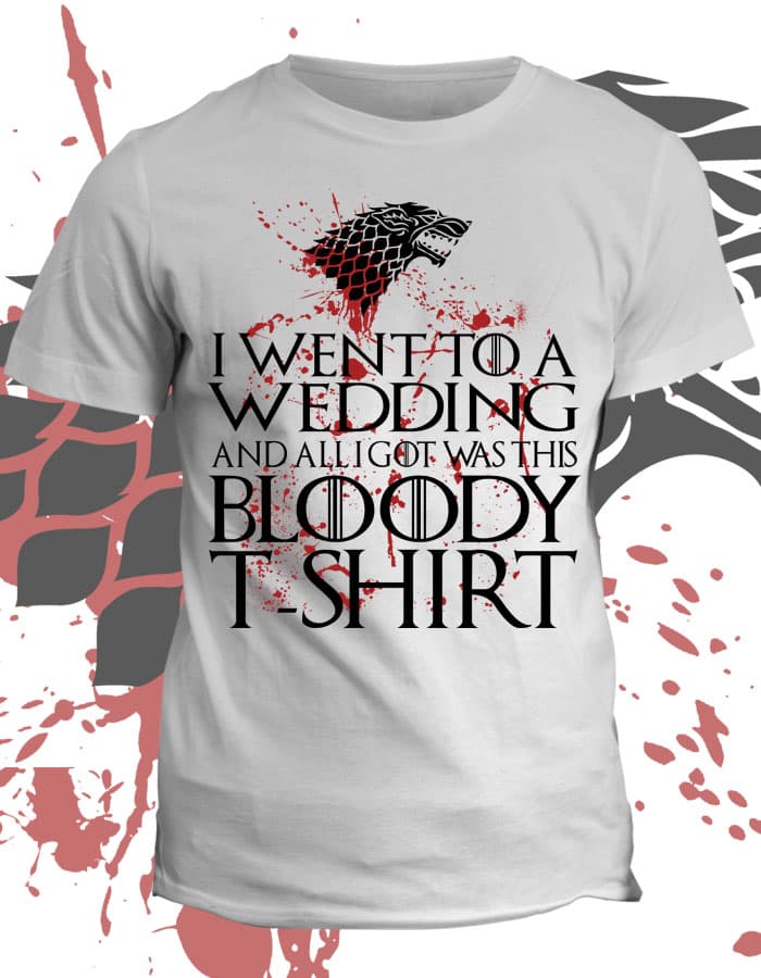 Tričko game of thrones Bloody wedding