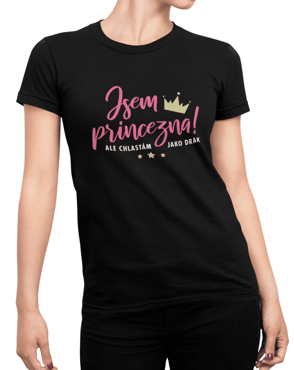 t shirt mockup of a woman posing with cropped face 87 el (12) (1)