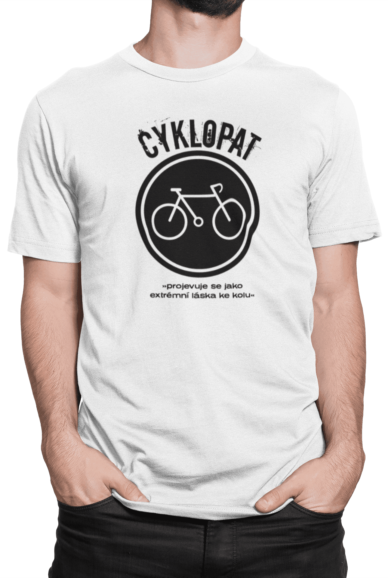 Tričko s potiskem Cyklopat