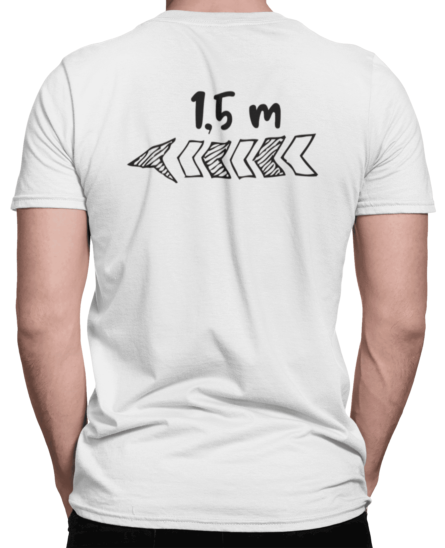 Tričko s potiskem metry