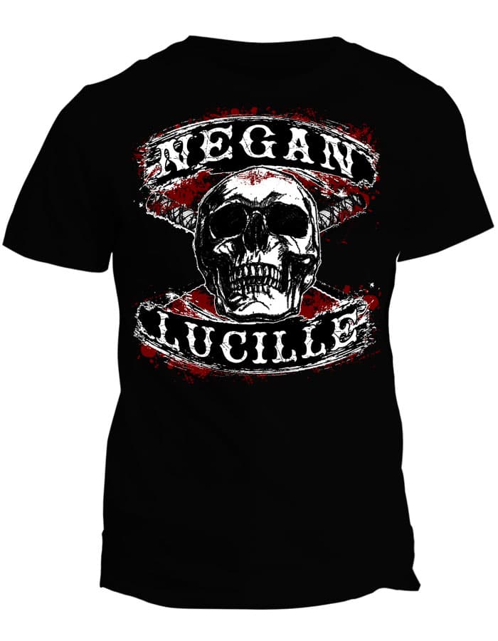 Tričko The Walking Dead - Negan Lucille skull