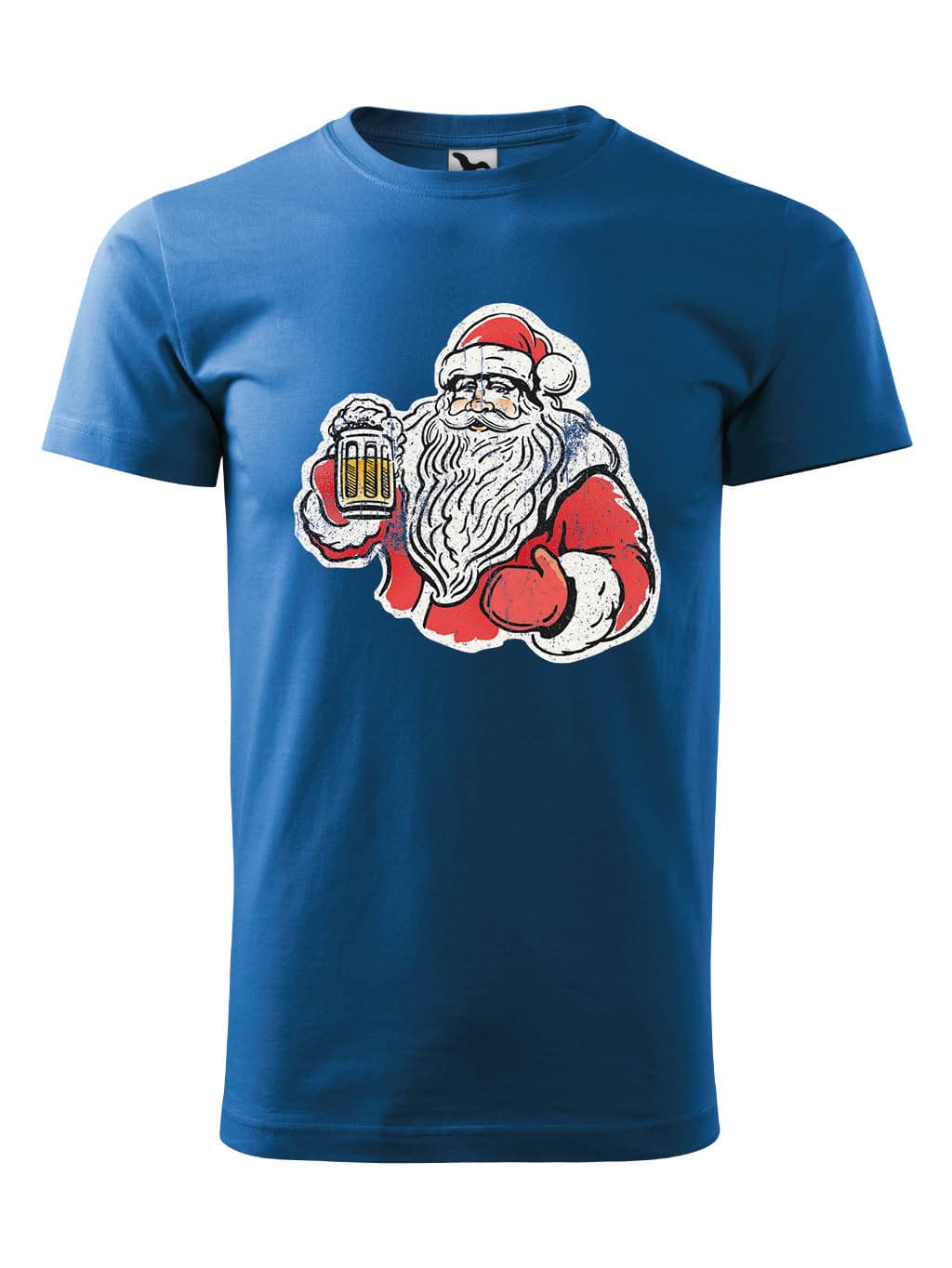 Vánoční tričko Santa s pivem
