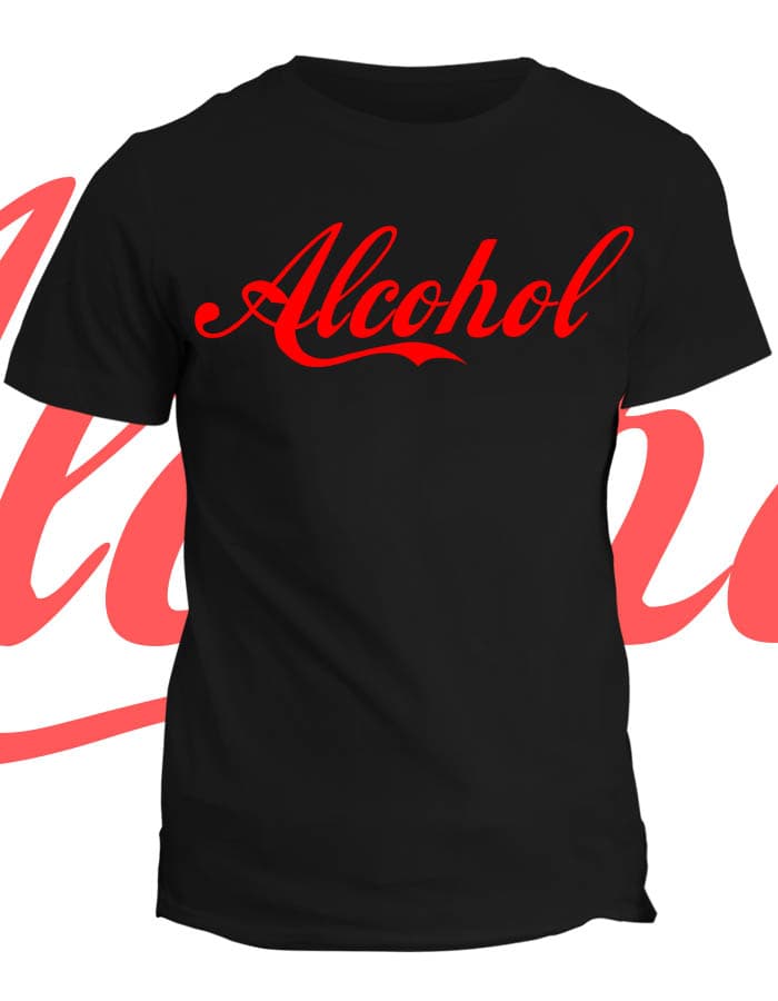 Tričko s potiskem AlCoHol