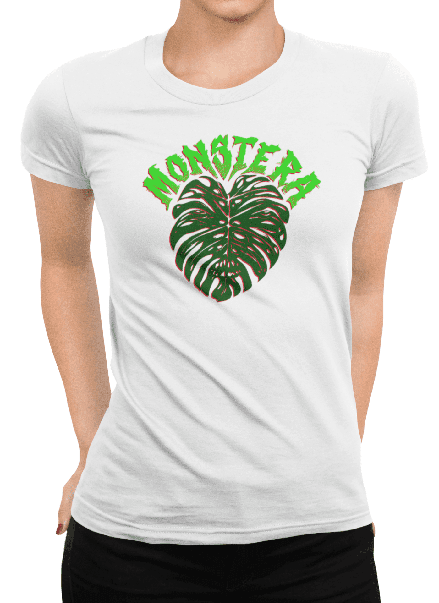 Tričko s potiskem LADIS monstera