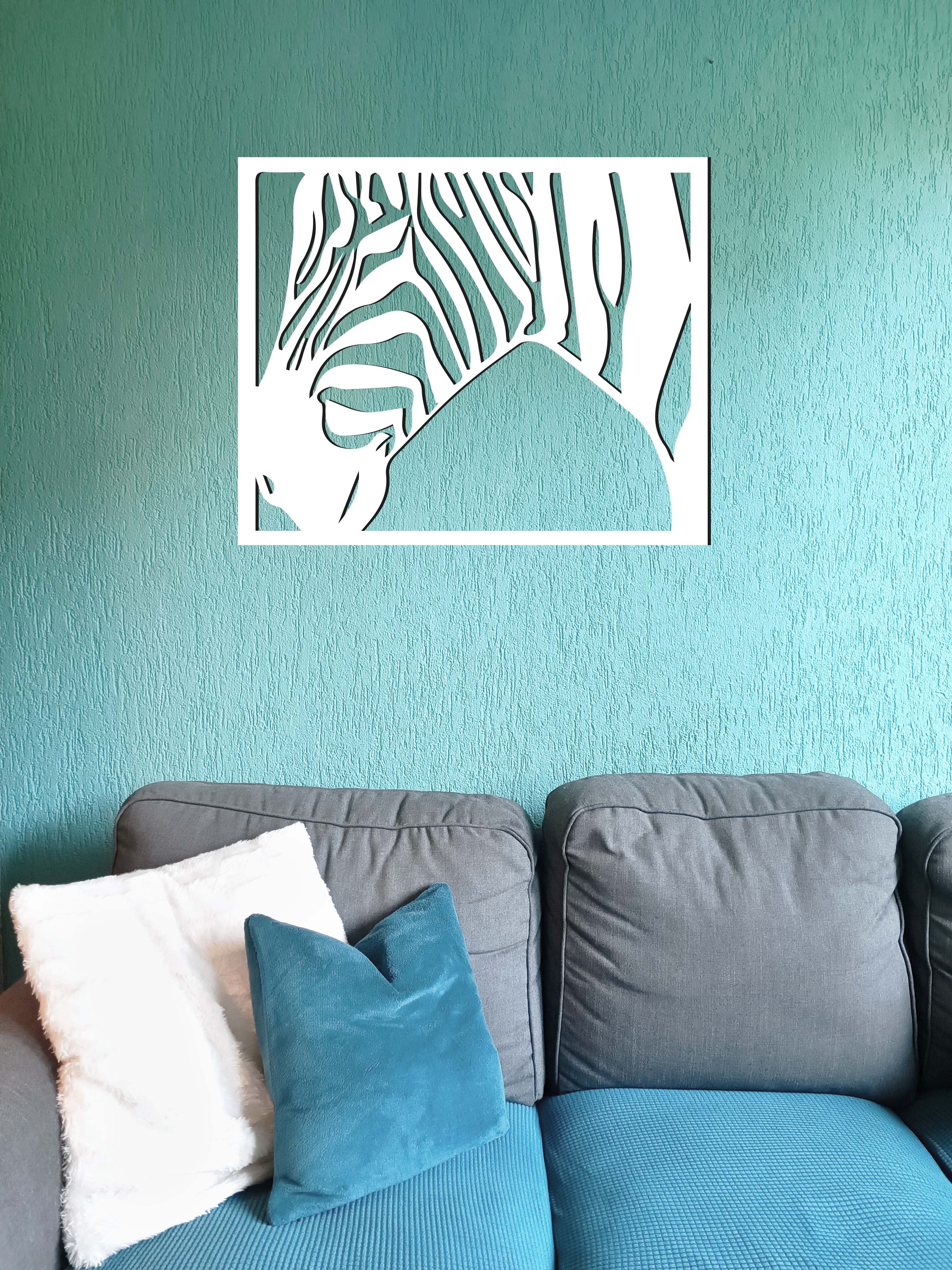 Dřevěný obraz - ZEBRA