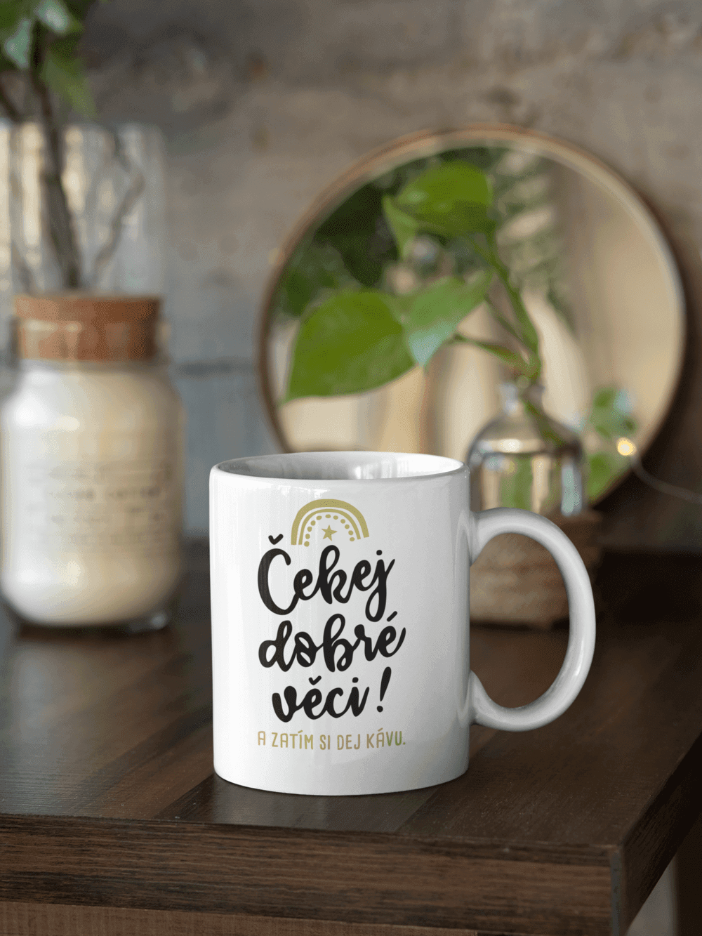 hrnek s potiskem cekej dobre veci (1)