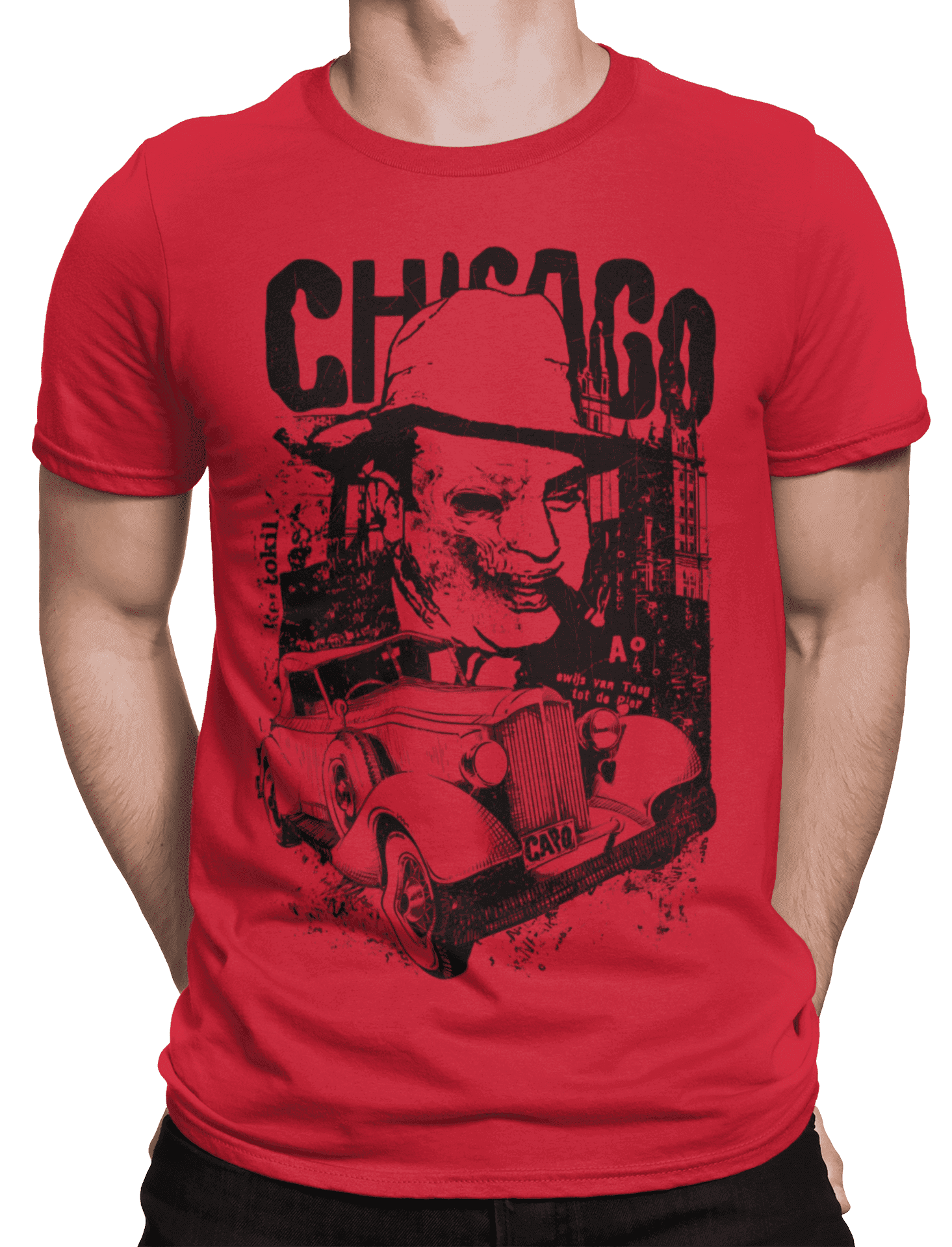 Tričko s potiskem Chicago